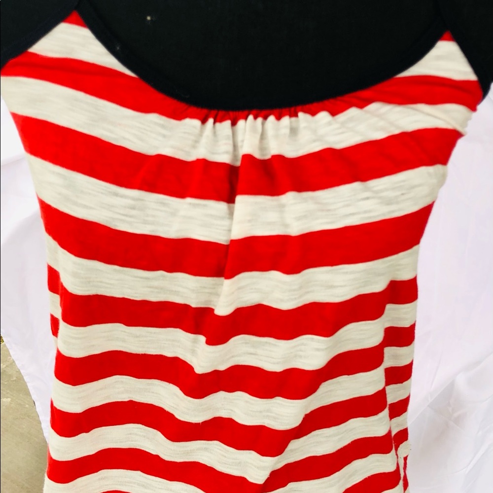 Red whit & blue tank top